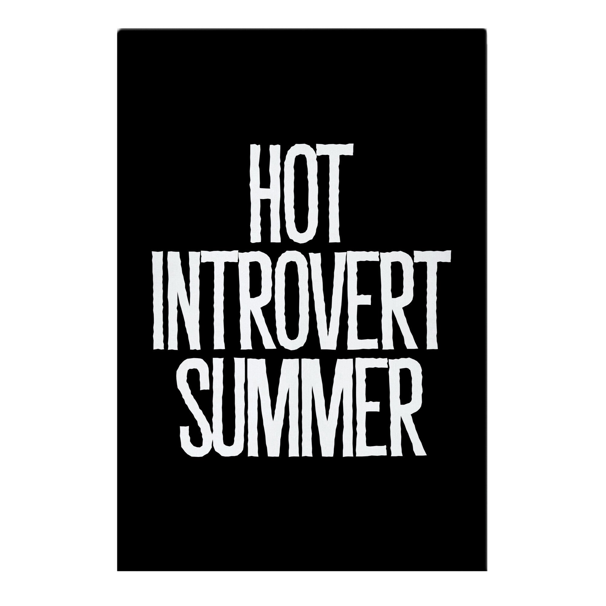 Hot Introvert Summer Garden Flag